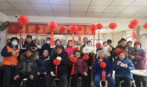 栖霞护理站：为老公益活动